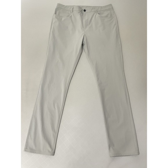 Vuori Other - Vuori Meta Pants Mens 36 Light Gray Regular Fit 32"Technical Chino V430